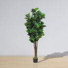 Potted Artificial Plant - Guatape Artificial Fiddle Leaf Potted Plant (Multiple Sizes)