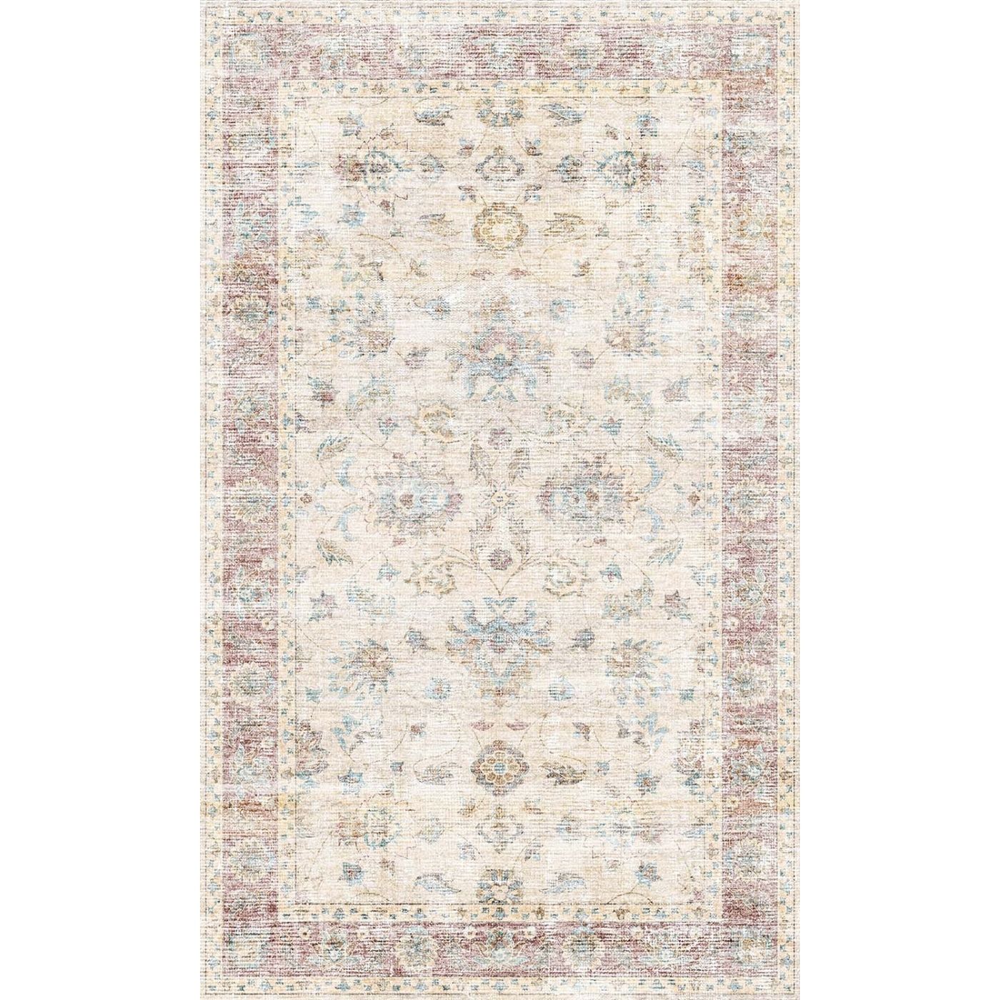 Rug - Aria Yellow Rose Lagoon Rug