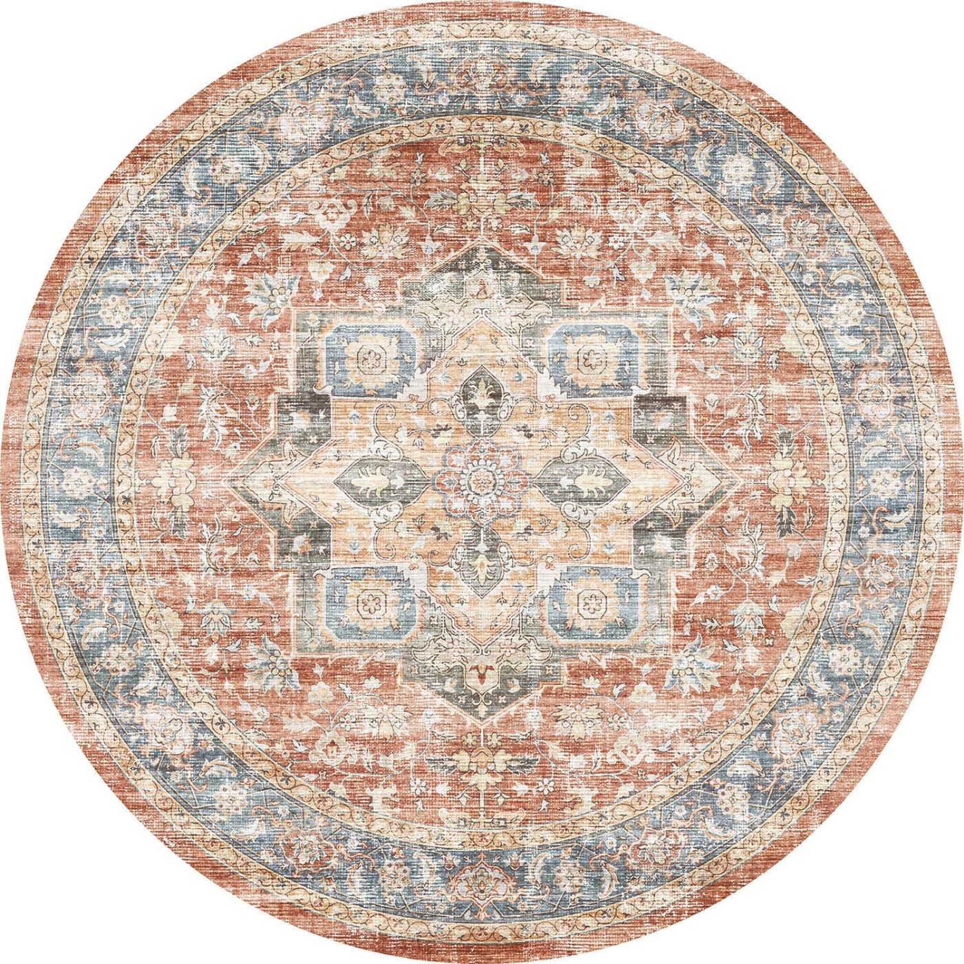 Rug - Rivka Terracota Ocean Rug