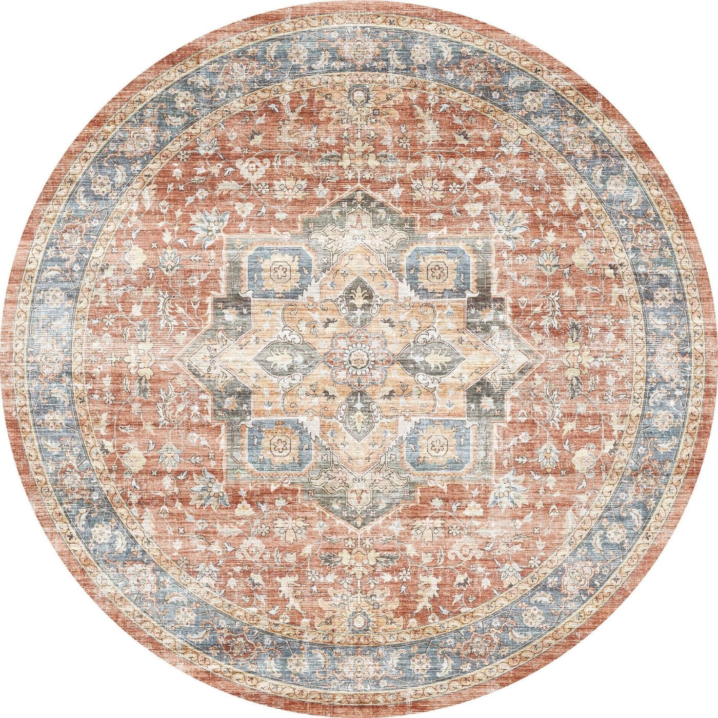 Rug - Rivka Terracota Ocean Rug