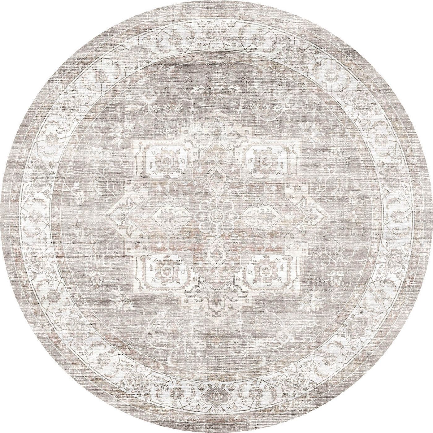 Rug - Leah Beige White Rug