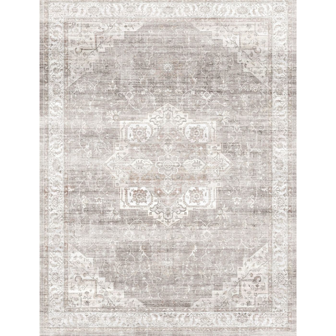 Rug - Leah Beige White Rug