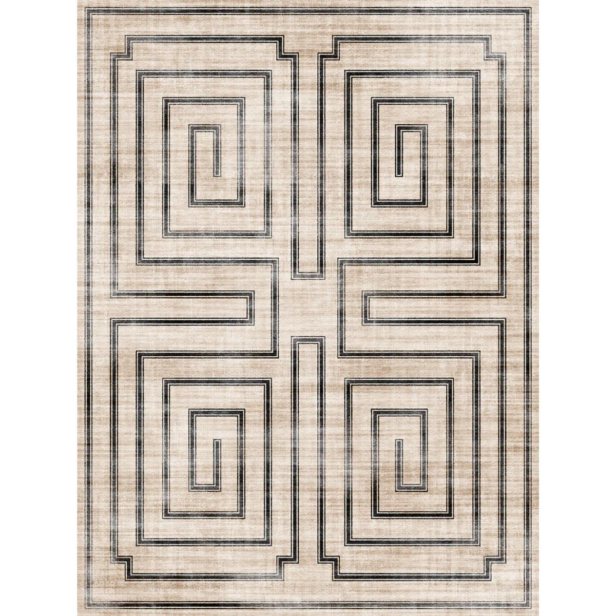 Rug - Noa Natural Black Rug