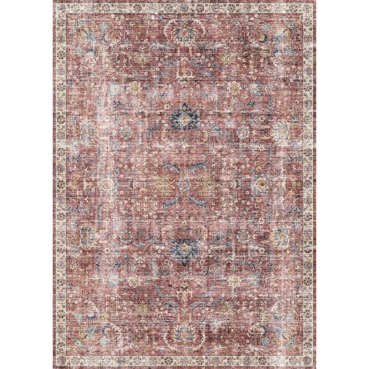 Rug - Jasper Rose Taupe Red Rug