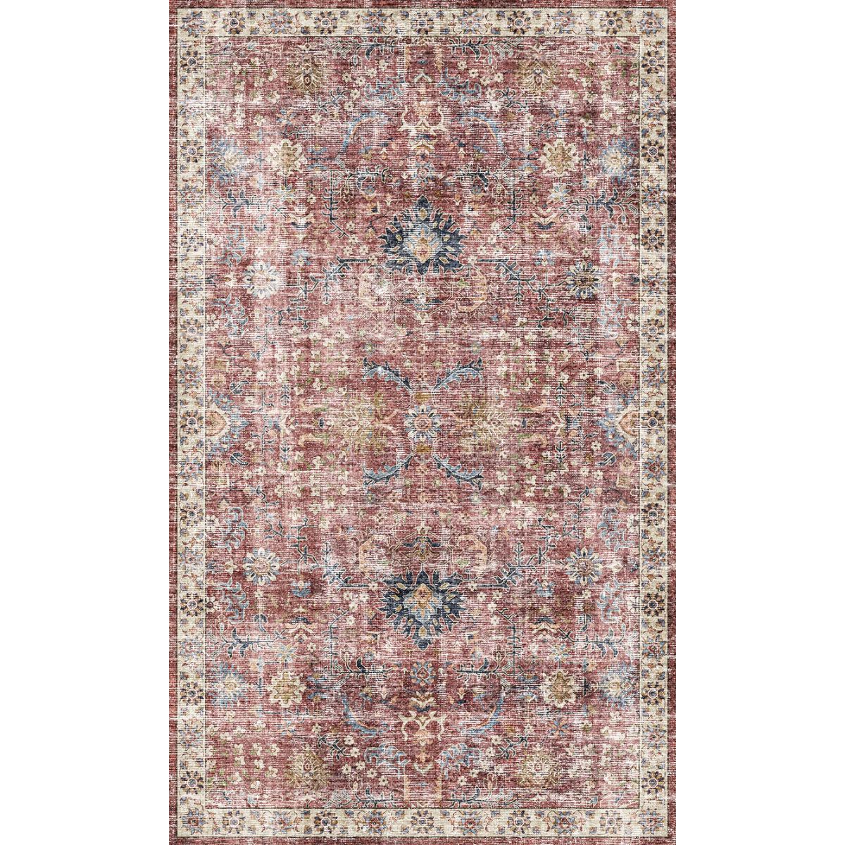 Rug - Jasper Rose Taupe Red Rug