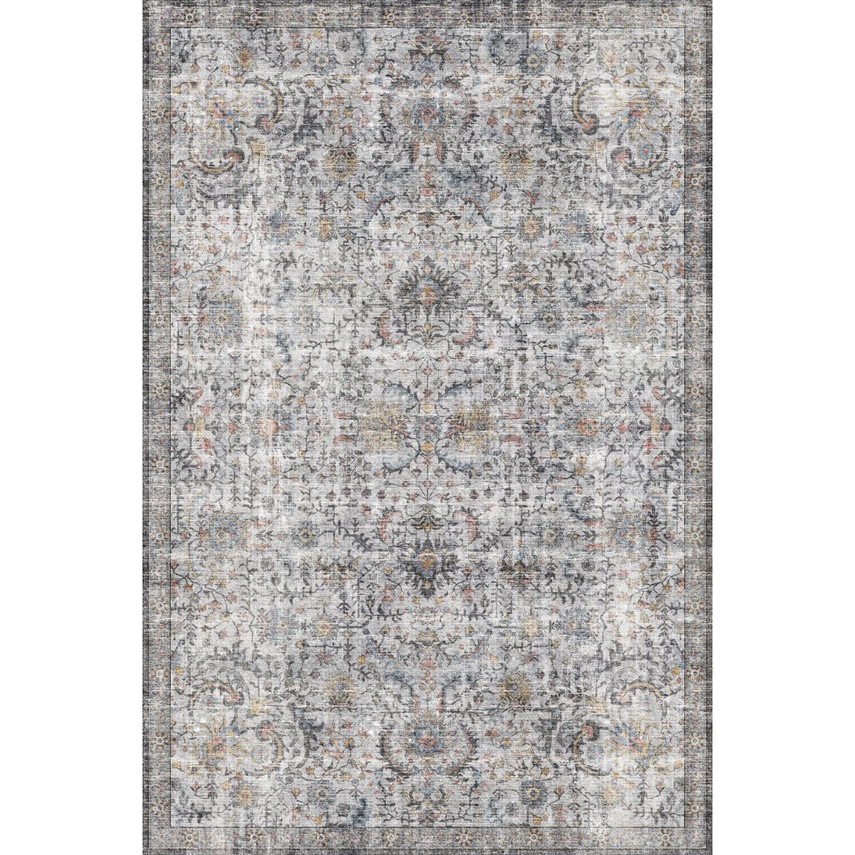 Rug - Hialeah Silver Pastel Blue Rug