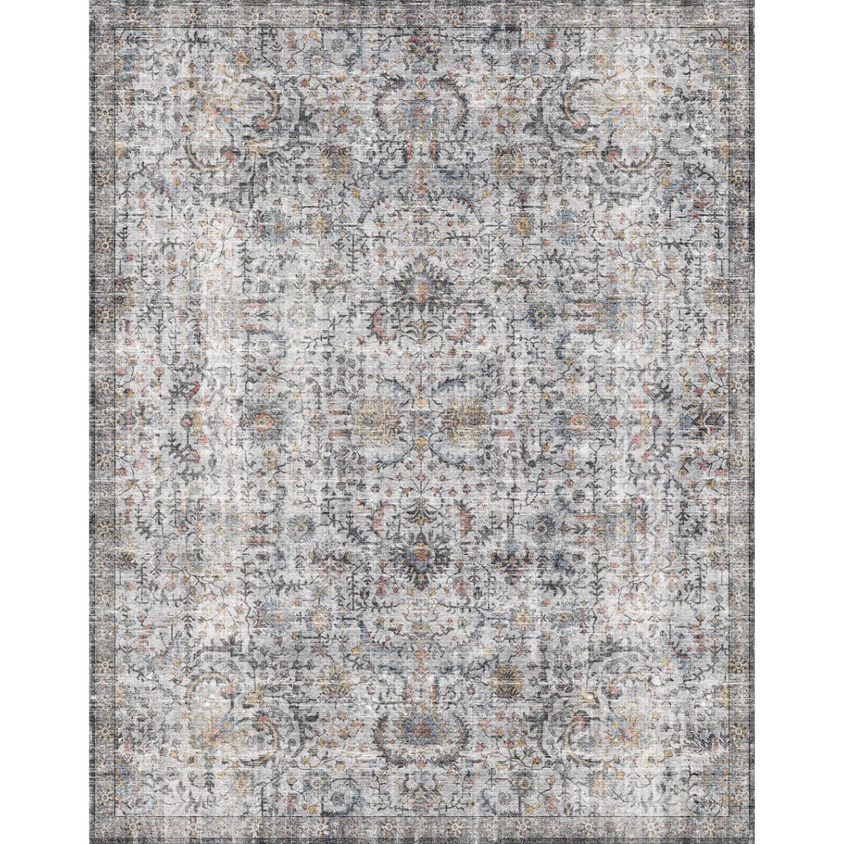 Rug - Hialeah Silver Pastel Blue Rug