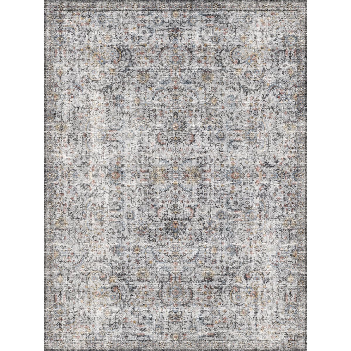 Rug - Hialeah Silver Pastel Blue Rug