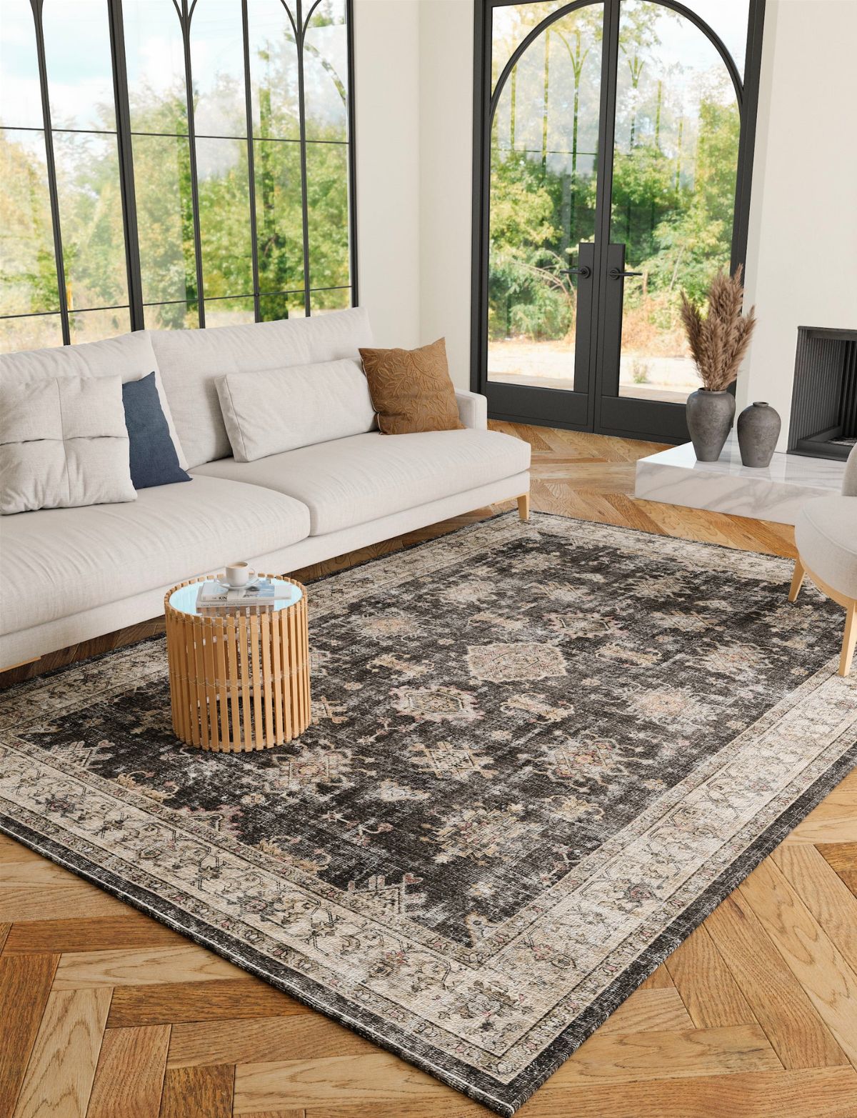 Rugs - Charcoal Black Rug