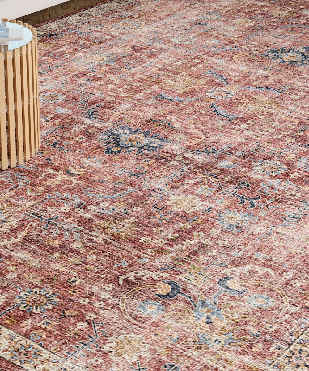 Rug - Jasper Rose Taupe Red Rug