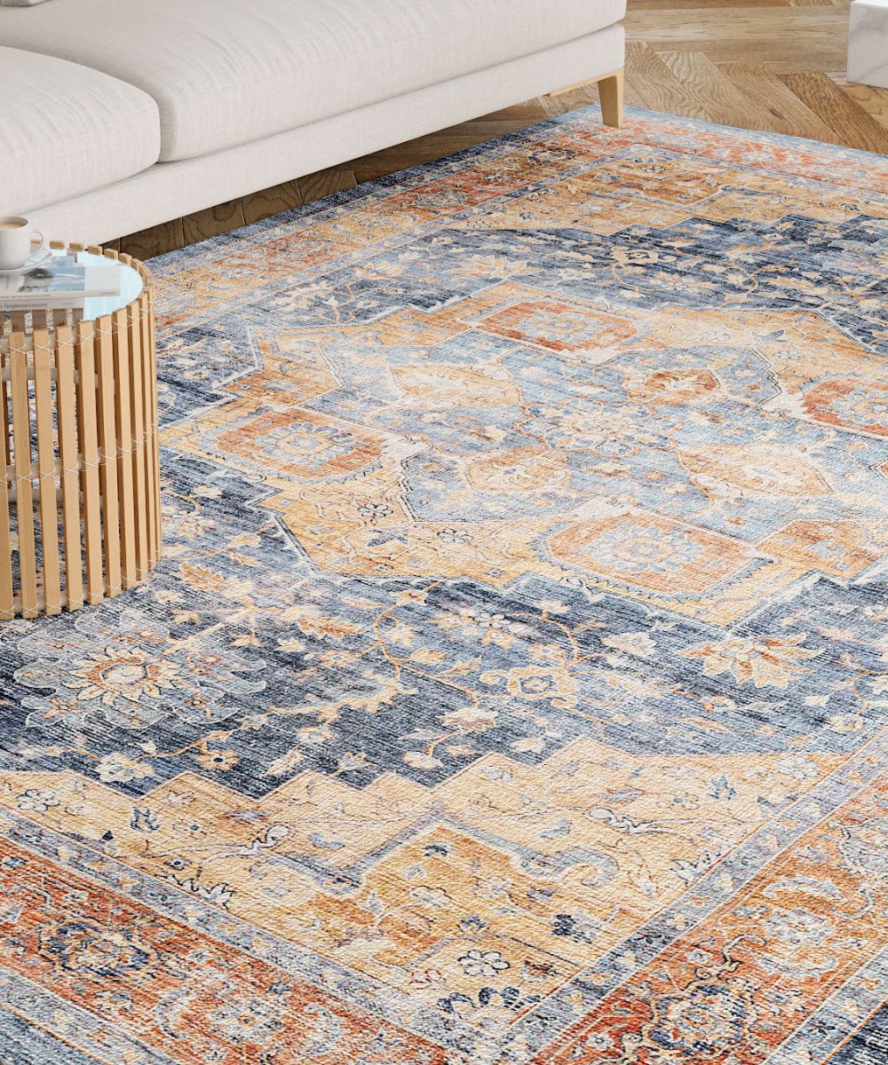 Rug - Talia Orange Blue Rug