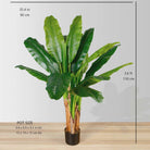 CALI ARTIFICIAL BANANA TREE POTTED PLANT 43'' ArtiPlanto