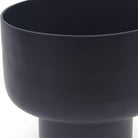 ELLE - Black Bamboo Mid-Century Mushroom Planter ArtiPlanto