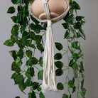 Elrey Faux Potted Macrame Hanging Plant (4.7 Feet) ArtiPlanto