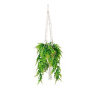 Franco Faux Potted Macrame Hanging Plant (3.8 Feet) ArtiPlanto