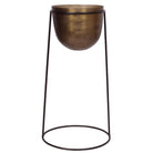 Rosita -Brass Planter On Stand ArtiPlanto