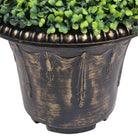 WELLS Faux Potted Spiral Boxwood Topiary Plant (Multiple Sizes) ArtiPlanto