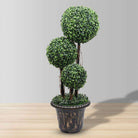 WHITBY Faux Potted Boxwood Topiary Plant (Multiple Sizes) ArtiPlanto